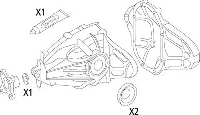 Комплект прокладок, дифференциал CORTECO купить