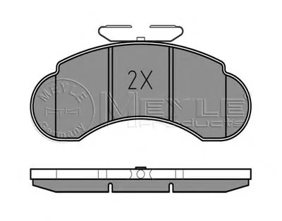 Комплект тормозных колодок, дисковый тормоз MEYLE купить