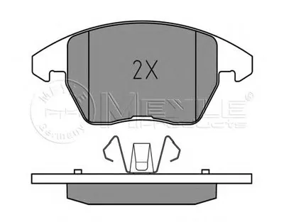 Комплект тормозных колодок, дисковый тормоз MEYLE купить