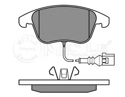Комплект тормозных колодок, дисковый тормоз MEYLE купить