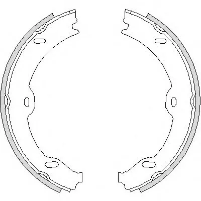 Комплект тормозных колодок, стояночная тормозная система REMSA купить