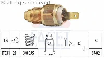 Термовыключатель, вентилятор радиатора FACET купить
