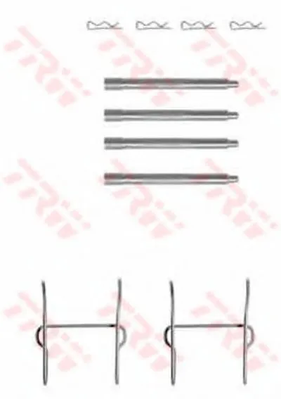 Комплектующие, колодки дискового тормоза TRW купить