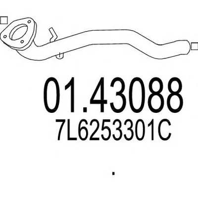 Труба выхлопного газа MTS купить