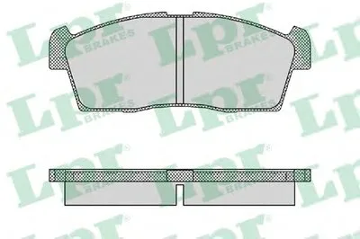 Комплект тормозных колодок, дисковый тормоз LPR купить