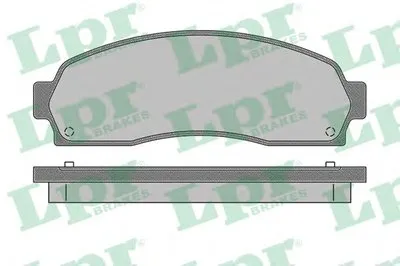 Комплект тормозных колодок, дисковый тормоз LPR купить