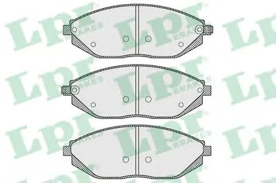 Комплект тормозных колодок, дисковый тормоз LPR купить