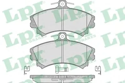 Комплект тормозных колодок, дисковый тормоз LPR купить