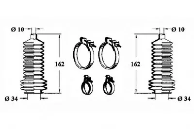 Комплект пылника, рулевое управление OCAP купить