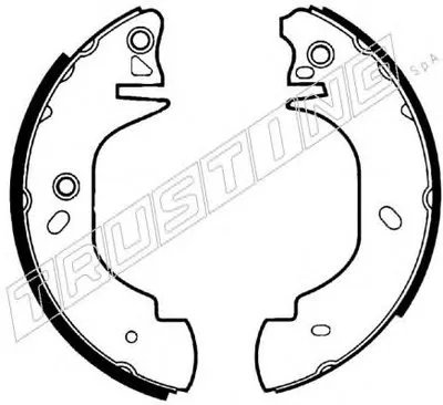 Комплект тормозных колодок REPARATION KIT TRUSTING купить