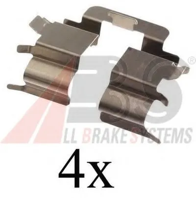 Комплектующие, колодки дискового тормоза A.B.S. купить