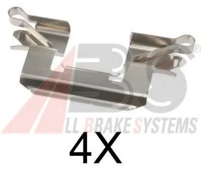 Комплектующие, колодки дискового тормоза A.B.S. купить