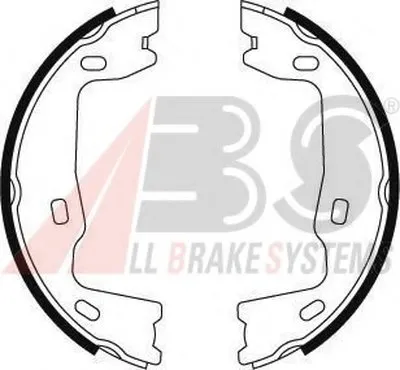 Комплект тормозных колодок, стояночная тормозная система A.B.S. купить