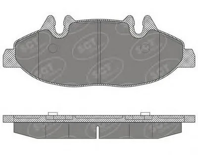 Комплект тормозных колодок, дисковый тормоз SCT Germany купить