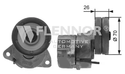 Натяжная планка, поликлиновой ремень FLENNOR купить