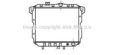 Радиатор, охлаждение двигателя AVA QUALITY COOLING купить