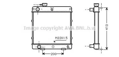 Радиатор, охлаждение двигателя AVA QUALITY COOLING купить