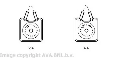 масляный радиатор, двигательное масло AVA QUALITY COOLING купить