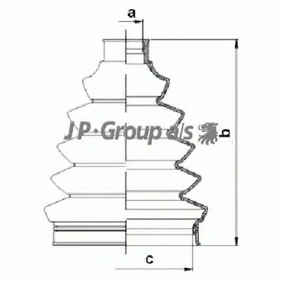 Комплект пылника, приводной вал QH JP GROUP купить