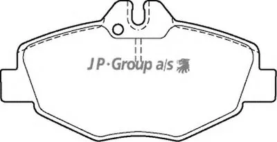 Комплект тормозных колодок, дисковый тормоз QH JP GROUP купить