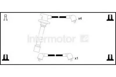 Комплект проводов зажигания Intermotor STANDARD купить