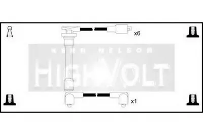 Комплект проводов зажигания HighVolt STANDARD купить