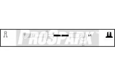 Комплект проводов зажигания ProSpark STANDARD купить
