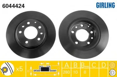 Тормозной диск GIRLING купить
