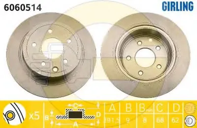 Тормозной диск GIRLING купить