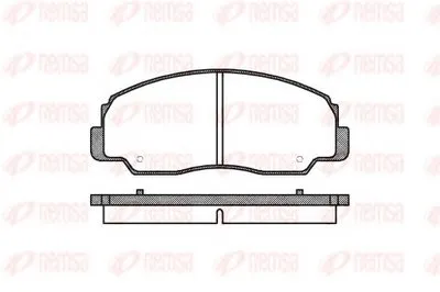Комплект тормозных колодок, дисковый тормоз KAWE купить