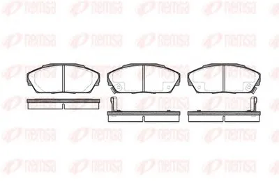 Комплект тормозных колодок, дисковый тормоз KAWE купить
