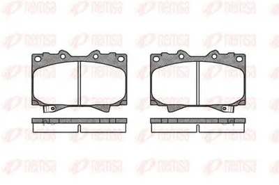 Комплект тормозных колодок, дисковый тормоз KAWE купить
