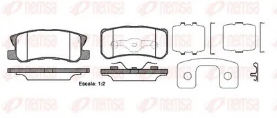 Комплект тормозных колодок, дисковый тормоз KAWE купить