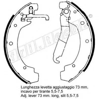Комплект тормозных колодок fri.tech. купить
