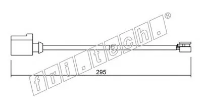 Сигнализатор, износ тормозных колодок fri.tech. купить