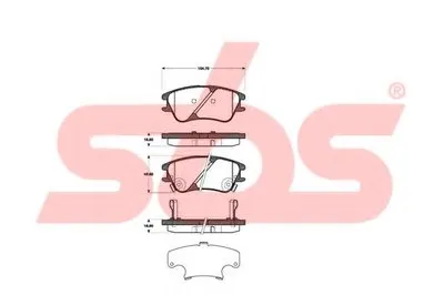 Комплект тормозных колодок, дисковый тормоз sbs купить