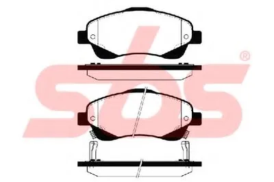 Комплект тормозных колодок, дисковый тормоз sbs купить