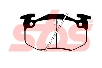 Комплект тормозных колодок, дисковый тормоз sbs купить