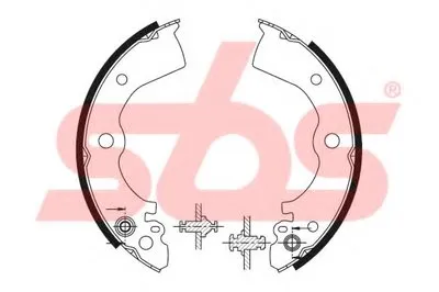 Комплект тормозных колодок sbs купить