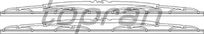 Щетка стеклоочистителя TOPRAN купить