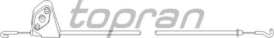 Трос, замок двери TOPRAN купить