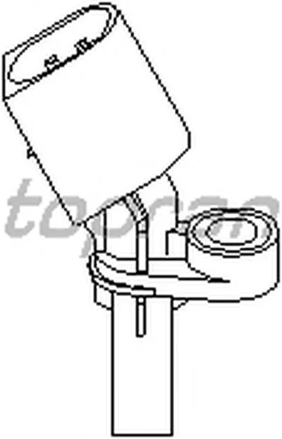 Датчик, частота вращения колеса TOPRAN купить