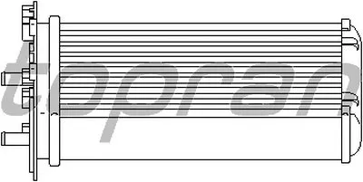 Теплообменник, отопление салона TOPRAN купить