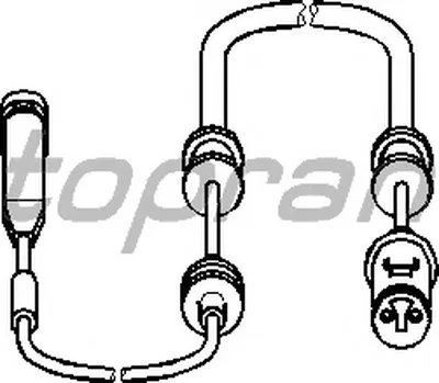 Датчик, износ тормозных колодок TOPRAN купить