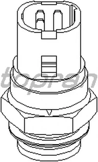 Термовыключатель, вентилятор радиатора TOPRAN купить