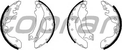 Комплект тормозных колодок TOPRAN купить