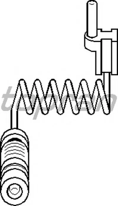 Датчик, износ тормозных колодок TOPRAN купить