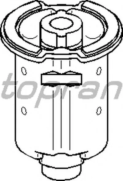 Втулка, балка моста TOPRAN купить
