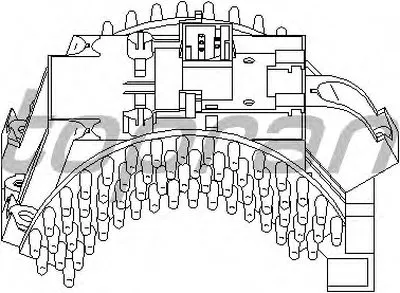 Регулятор, вентилятор салона TOPRAN купить