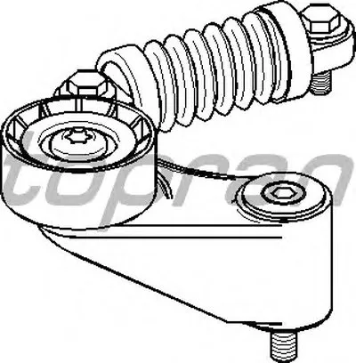 Натяжитель ремня, клиновой зубча TOPRAN купить